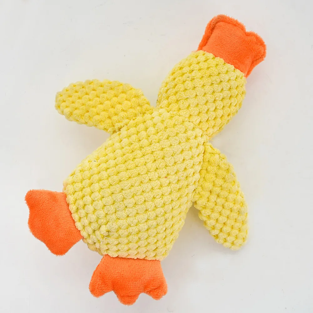 Duck Shape Dog Toy Quacking Pet Toys for Small Large Dog Cat Durable Puppy Molar Chew Toy Fun Interactive Plaything Dog Supplies