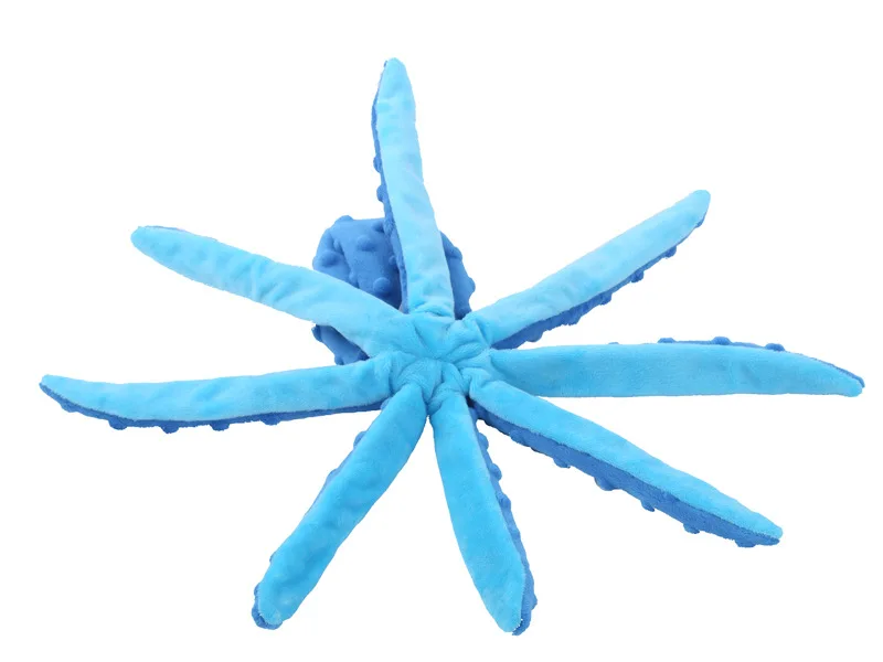 Plush Octopus Squeaky Dog Toy | Fun & Durable for Puppies